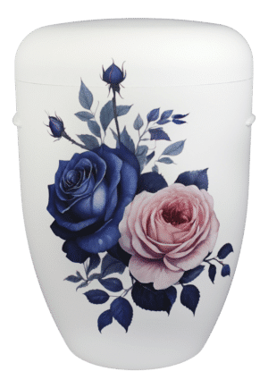 Rosenschmuck - rosa/blau