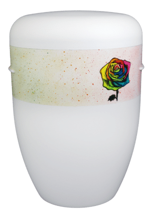 Regenbogenbanderole - Rose